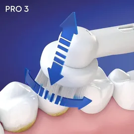 Oral-B Pro 3 3000 Sensitive Clean schwarz + Aufsteckbürste