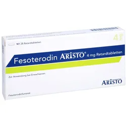 Fesoterodin Aristo 4 mg Retardtabletten 28 St