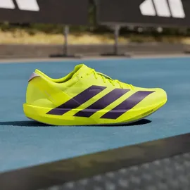 adidas Adizero Adios 9 Laufschuhe Herren - Solar Yellow - Aurora Plum / Powder Plum - 42 2/3