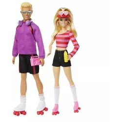 Barbie: Barbie und Ken feiern 65-jähriges Jubiläum als Rollschuh-Duo.