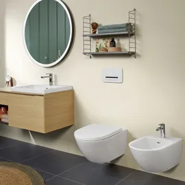 Villeroy & Boch Subway 3.0 37,5x56cm, 1 Hahnl., mit Überlauf, weiß