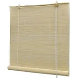 vidaXL Bambusrollo 80x220 cm Natur