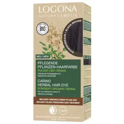 Logona Haarfarbe Pulver Schwarzbraun