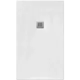 frascio new tecnology Duschwanne 65 x 90 cm Vulcano Line Weiß mit Abfluss