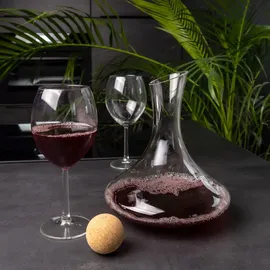 Intirilife Glas Karaffe mit 1.8 Liter Serviergefässe, Transparent