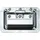 Adam Hall Hardware - Klappgriff mittel gefedert in Einbauschale 8 mm tief