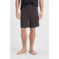 Hugo Split Logo 10270756 01 Pyjama Shorts - Black