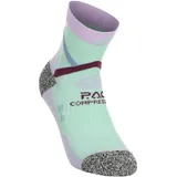 P.A.C. 6.2 Running Reflective Pro Mid Compression Laufsocken 38-41 Mint/Lila