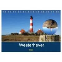 Calvendo Westerhever (Tischkalender 2026 DIN A5 quer), CALVENDO Monatskalender: