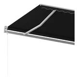 vidaXL Gelenkarmmarkise 500 x 350 cm anthrazit