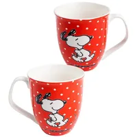 UNITED LABELS The Peanuts Snoopy 280 ml, Rot mit