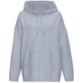 ELBSAND Hoodie Rauchblau Meliert 36/38