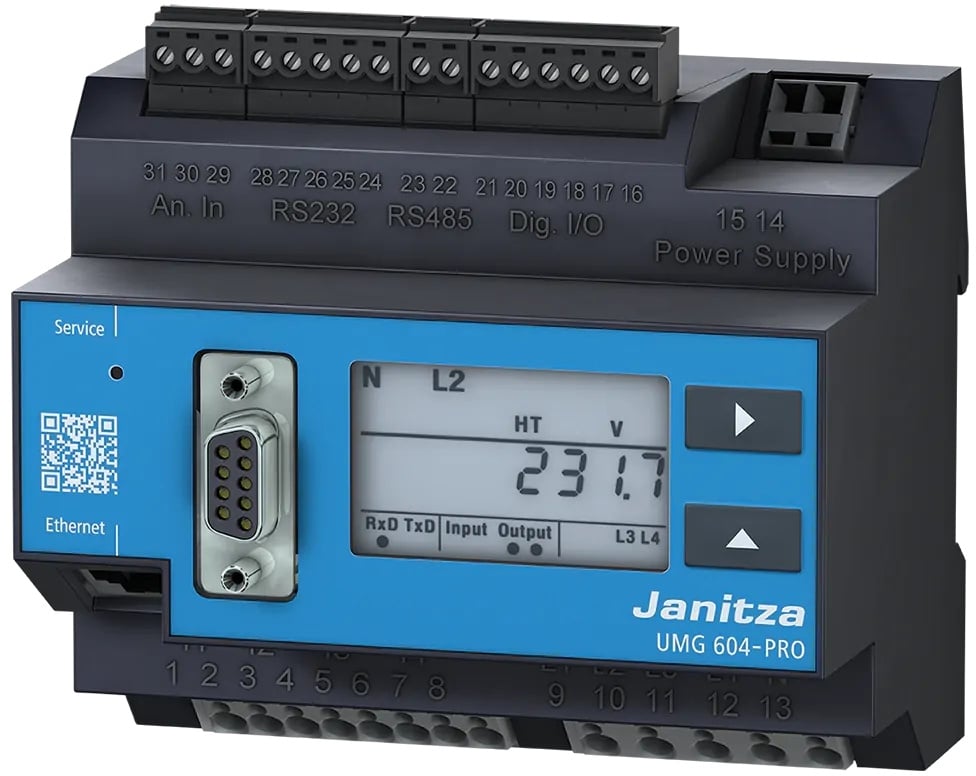  Power Quality Analyser UMG 604 E Measuring and monitoring power quality 