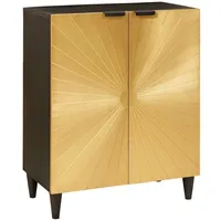 VidaXL Sideboard Schwarz und Gold 60 x 33 x
