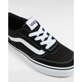 Vans Brooklyn Ls Sneaker, Suede/Canvas Black/White, 38