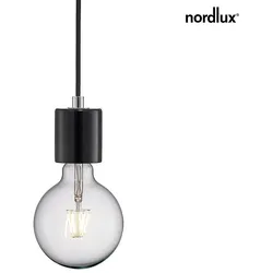 Nordlux Pendelleuchte SIV, E27, Marmor, schwarz NORD-45883003
