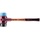 Halder Schonhammer SIMPLEX L.405mm Kopf-D.60mm weich/mittelh.HO TPE-soft blau/Gu.schw.