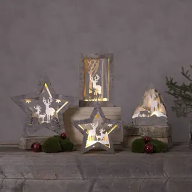 Star Trading LED-Dekostern Fauna 24 x 25 cm