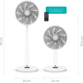 Duux Whisper 2 34 cm Standventilator Weiß