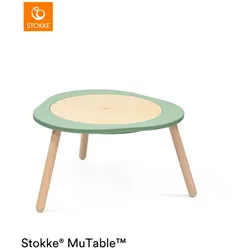 Stokke Kinderspieltisch, Grün, Weiß, Holz, Buche, 70x73x60 cm, Spielzeug, Kinderspielzeug, Sonstiges Spielzeug