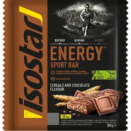 Isostar High Energy Riegel Schokolade 3x35g