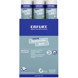 Erfurt Vliestapete Basic 405 weiß 10,05 x 0,53 m