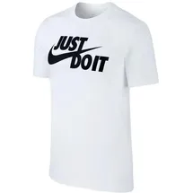 Nike Sportswear JUST DO IT T-Shirt Herren 100 white/black M