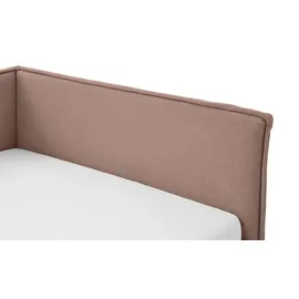 Sofa.de Polsterbettgestell mit trendiger Kederumrahmung ¦ rosa/pink ¦ Maße (cm): B: 133 H: 90