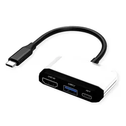 VALUE Display Adapter USB C - HDMI 4K30+ 1x A+ PD - - Digital/Daten - Adapter -