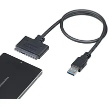 Startech StarTech.com USB 3.0 2.5" SATA III Adapter Kabel - USB 3.0 zu SATA SSD/HDD Konverter für Datenübertragung (USB3S2SAT3CB)