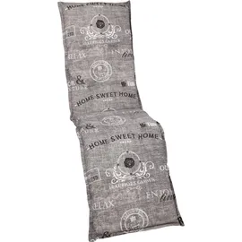 GO-DE Polsterauflage 170 x 50 x 6 cm grau 1 St.