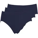 Pompadour Intime Hüftslip 3er Pack 7738-020, 46 | Deepnavy (PO-0180)