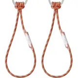 KINGTLE 10 mm Nylon-Prusikschlinge, genäht – 23 kN/5171 lb Bruchlast – Ideal für den täglichen Gebrauch beim Baumschnitt (10 mm, 61cm)