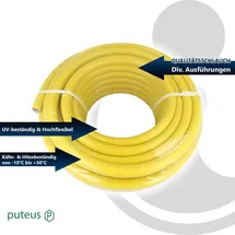PUTEUS Trikot Gartenschlauch 10 m gelb