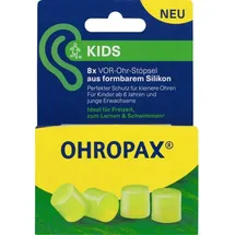 Ohropax KIDS SILIKON VOR-Ohr Stöpsel 8 st