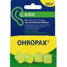 Ohropax KIDS SILIKON VOR-Ohr Stöpsel 8 st
