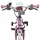 vidaXL Kinderfahrrad 12 Zoll rosa