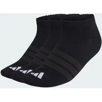 adidas Thin&Light Essentials Low Cut Socken 3er Pack Schwarz/Weiß 42-45