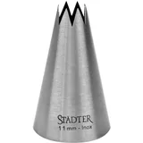 Staedter Städter Spritztülle, Edelstahl, Silber, 11 mm