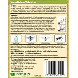 substral® naturen® Naturen Bio Gelbstecker Insektenvernichter 15 Stück