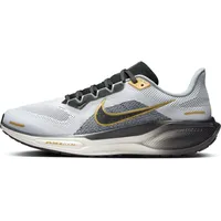 Nike Herren Pegasus 41 PRM Sneaker, White/Black-Metallic Gold-Lt Smoke Grey, 42 EU