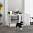 PawHut Hundegitter 208 x 61 cm robust weiß