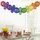 Papstar Ballongirlande 2 m 8 St. Bunt