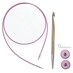 KnitPro Tunesische Häkelnadel, 7,0 mm Ø, im Set