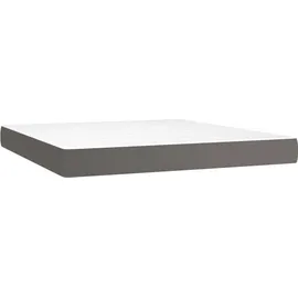 vidaXL Boxspringbett 160 x 200 cm Grau