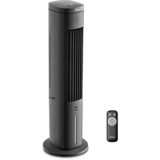 Midea Turmventilator mit 5L Wasserkühlung | Luftkühler mobil | Mobile Klimaanlage ohne Abluftschlauch | Verdunstungskühler, 3 Geschwindigkeitsstufen,75° Schwenkfunktion, 7h Timer, Leiser