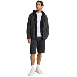 Tom Tailor Cargoshorts REGULAR PRINTED CARGO SHORTS aus Baumwollmix grau W 31