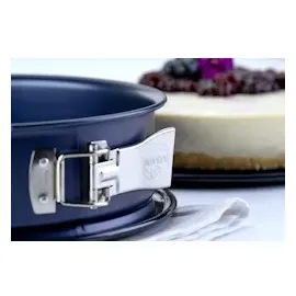 Dr. Oetker Back-Liebe Emaille Springform-Backform Emaille-Servier- und Rohrboden 26cm (1102)