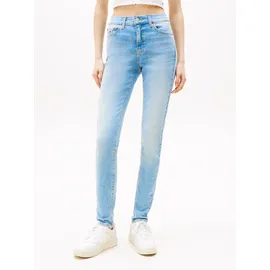 Tommy Hilfiger Tommy Jeans Damen, Jeans, Hose Nora skinny Mid Rise blau (denim Light), 30W/32L - 32W / 30L