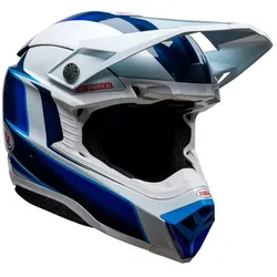 Bell Moto-10 Spherical MIPS Tomac 25, Motocrosshelm - Blau/Hellblau/Weiß - M